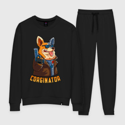 Женский костюм хлопок Corginator