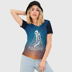Женская футболка 3D Slim Сплин - Линия Жизни - фото 2