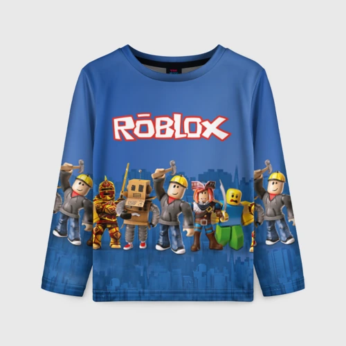 Детский лонгслив 3D Roblox