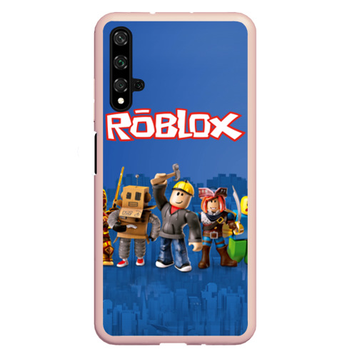 Чехол для Honor 20 Roblox, цвет светло-розовый