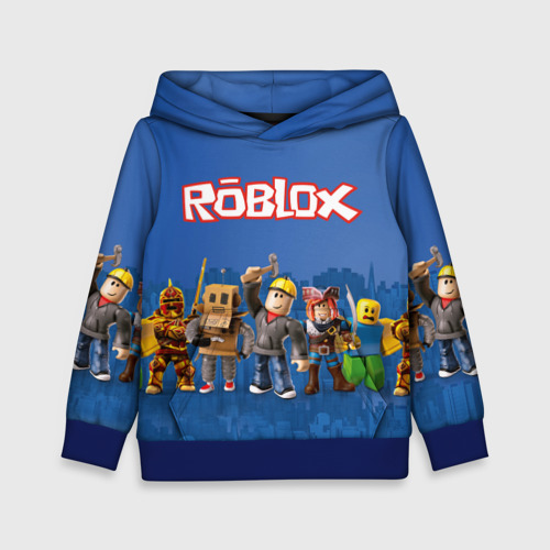 Детская толстовка 3D Roblox, цвет синий