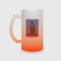 Кружка пивная матовое стекло Hotline Miami