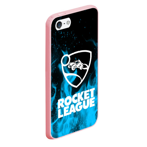 Чехол для iPhone 5/5S матовый Rocket league - фото 3