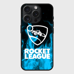 Чехол силиконовый для Apple iPhone 15 Pro матовый Rocket league