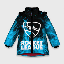 Зимняя куртка для девочек 3D Rocket league