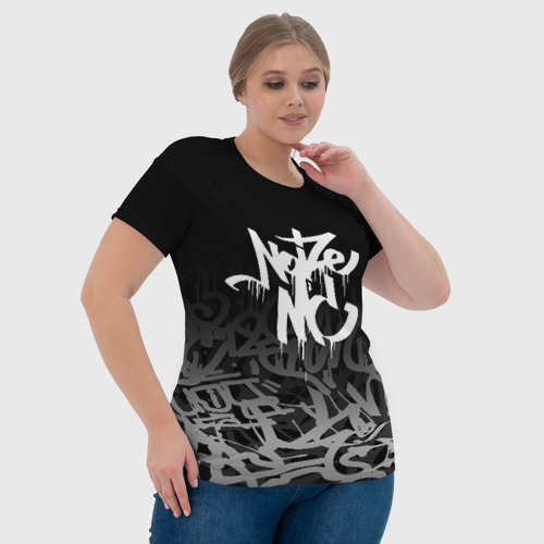 Женская футболка 3D NOIZE MC, цвет 3D печать - фото 6