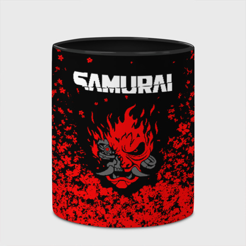 Кружка с полной запечаткой с принтом SAMURAI - red sakura, фото #4