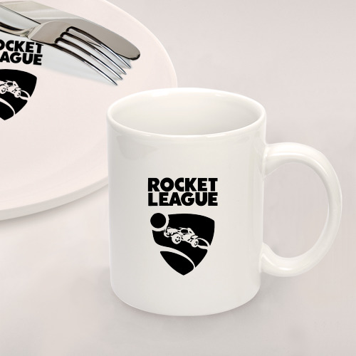 Набор: тарелка + кружка Rocket league - фото 2
