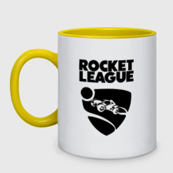 Кружка двухцветная Rocket league