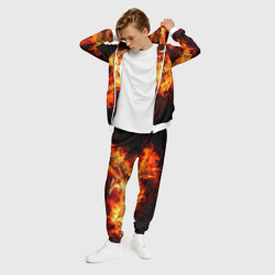 Мужской костюм 3D Феникс в огне - фото 2