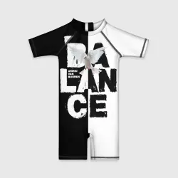 Детский купальный костюм 3D Armin van Buuren Balance - pigeon