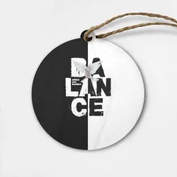 Деревянная игрушка круг Armin van Buuren Balance - pigeon