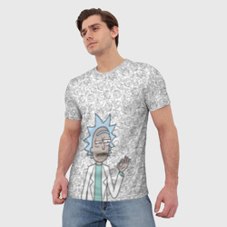 Мужская футболка 3D Rick and Morty - фото 2