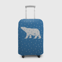 Чехол для чемодана 3D Свитер с медведем