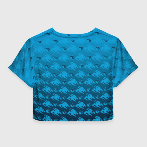 Женская футболка Crop-top 3D Beyblade Burst, цвет 3D печать - фото 2