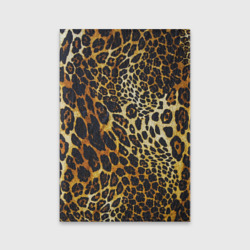 Обложка для паспорта матовая кожа Леопард
