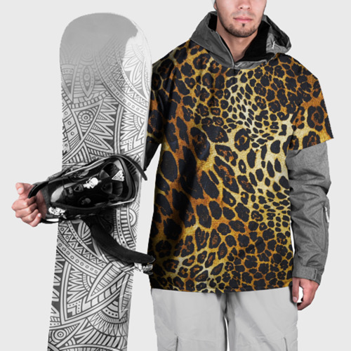 Накидка на куртку 3D Леопард, цвет 3D печать