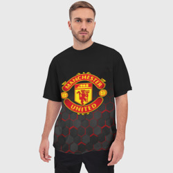 Мужская футболка oversize 3D Манчестер Юнайтед FCMU Manchester united - фото 2