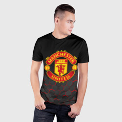 Мужская футболка 3D Slim Манчестер Юнайтед FCMU Manchester united - фото 2