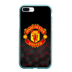 Чехол для iPhone 7Plus/8 Plus матовый Манчестер Юнайтед FCMU Manchester united