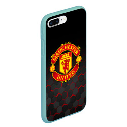 Чехол для iPhone 7Plus/8 Plus матовый Манчестер Юнайтед FCMU Manchester united - фото 2