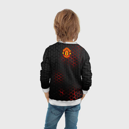 Детский свитшот 3D Манчестер Юнайтед: FCMU, цвет 3D печать - фото 6