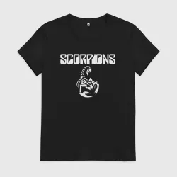 Женская футболка хлопок Scorpions