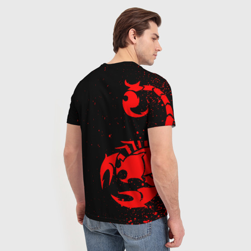 Мужская футболка 3D Scorpions, цвет 3D печать - фото 4