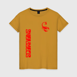 Женская футболка хлопок Scorpions