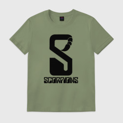 Мужская футболка хлопок Scorpions logo