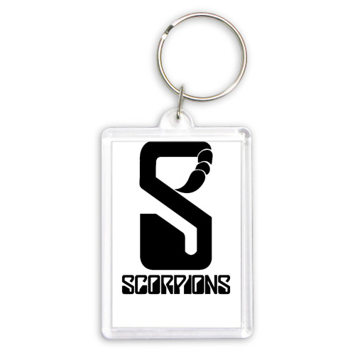 Брелок прямоугольный 35*50 Scorpions logo
