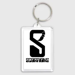 Брелок прямоугольный 35*50 Scorpions logo