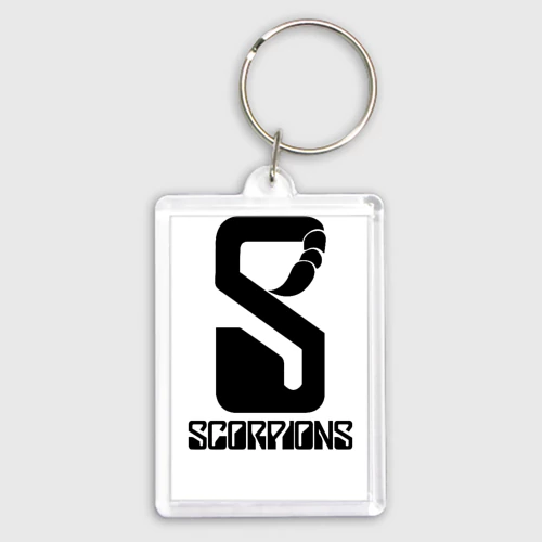 Брелок прямоугольный 35*50 Scorpions logo