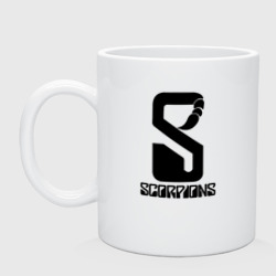 Кружка керамическая Scorpions logo