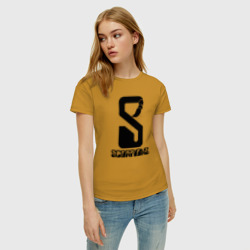 Женская футболка хлопок Scorpions logo - фото 2