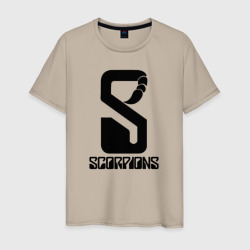 Мужская футболка хлопок Scorpions logo