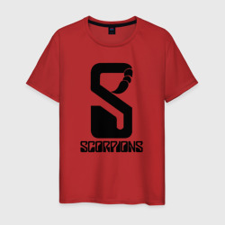 Мужская футболка хлопок Scorpions logo