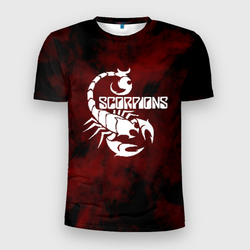 Мужская футболка 3D Slim Scorpions