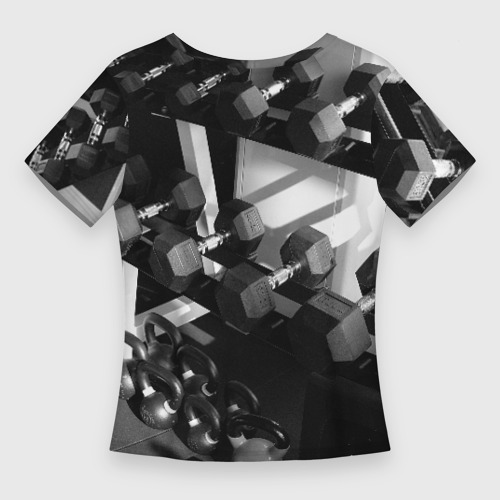 Женская футболка 3D Slim Качалка, цвет 3D печать - фото 2