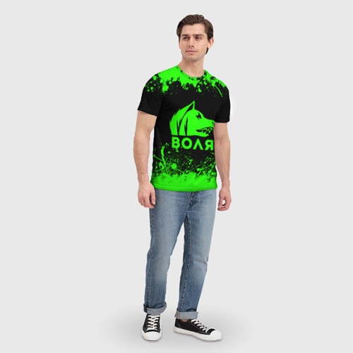 Мужская футболка 3D S.T.A.L.K.E.R. свобода, цвет 3D печать - фото 5