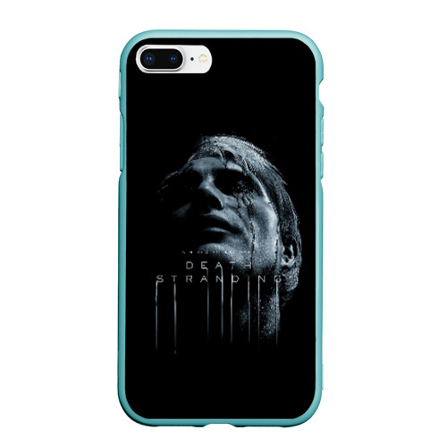 Чехол для iPhone 7Plus/8 Plus матовый Death Stranding DS, цвет мятный