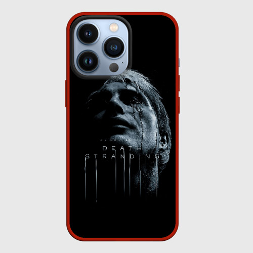 Чехол для iPhone 13 Pro Death Stranding DS, цвет красный