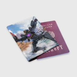 Обложка для паспорта матовая кожа Apex Legends Патфайндер - фото 2