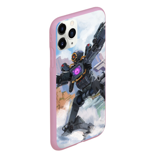 Чехол для iPhone 11 Pro Max матовый Apex Legends Патфайндер, цвет розовый - фото 3