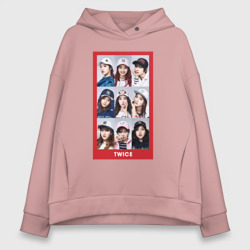 Женское худи Oversize хлопок Twice