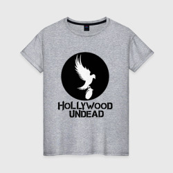 Женская футболка хлопок Hollywood Undead