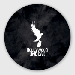 Круглый коврик для мышки Hollywood Undead