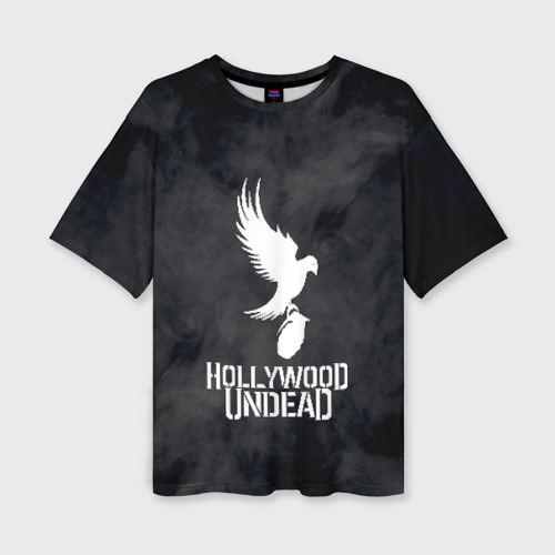 Женская футболка oversize 3D Hollywood Undead, цвет 3D печать