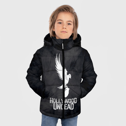 Зимняя куртка для мальчиков 3D Hollywood Undead, цвет черный - фото 3