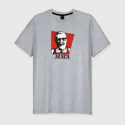 Мужская футболка хлопок Slim Конор MMA Макгрегор Сандерс